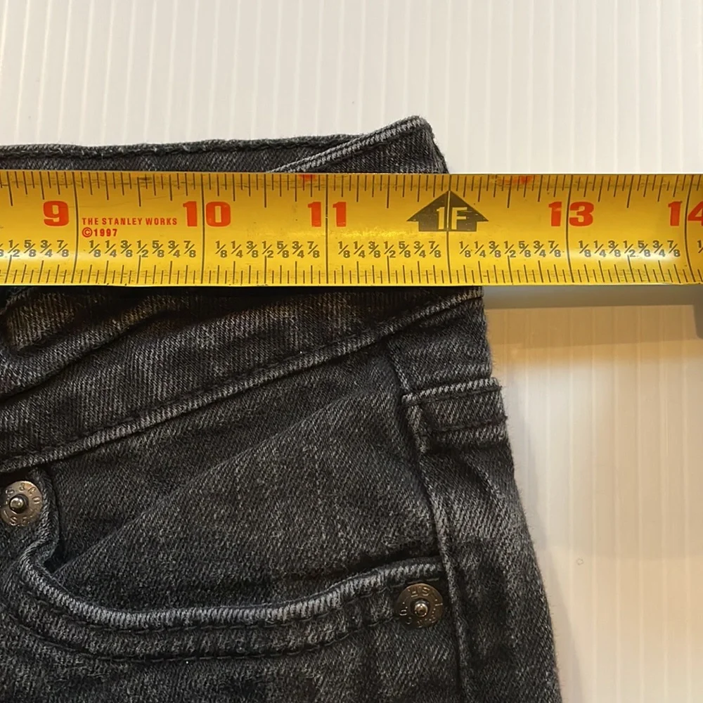 Levi’s boyfriend jean, black distressed, girls size 10